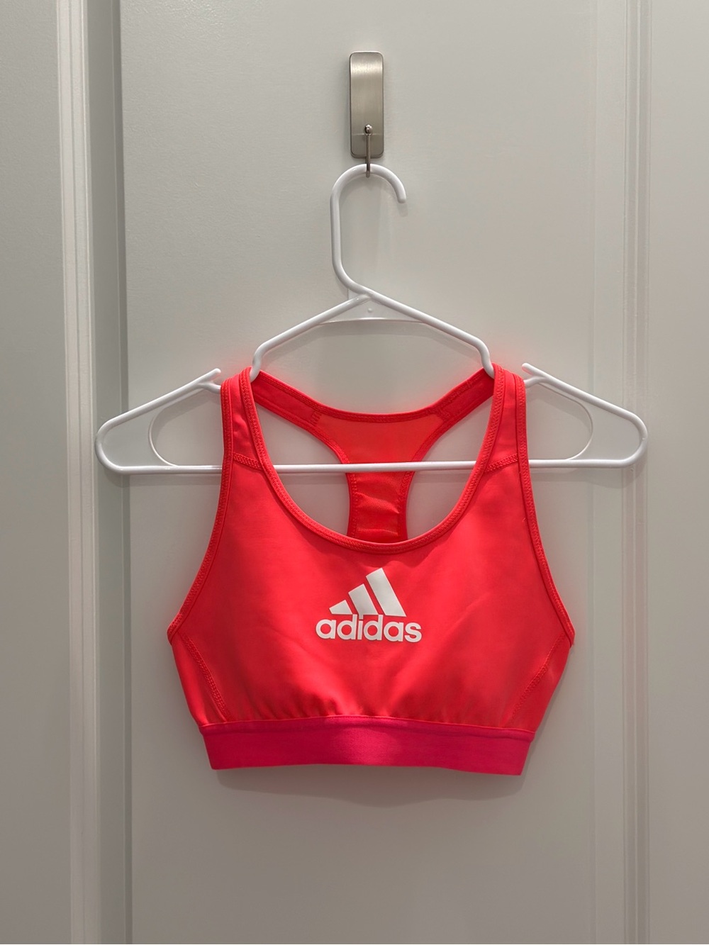 adidas Women Neon Pink Sports Bra